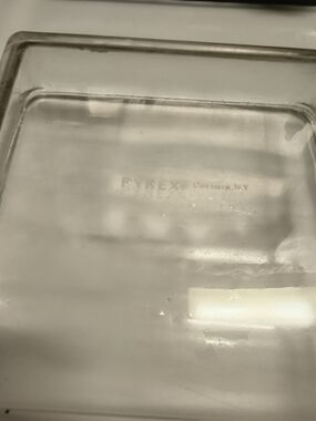 Vintage Pyrex Clear Glass Baking Dish